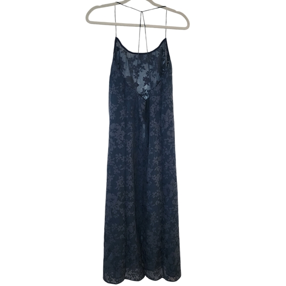 Madewell Floral Halter Cover-Up Sheer Midi Dress - Picture 9 of 9